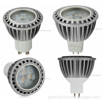 7W MR16 LED Spotlight Replace 75W Halogen 5W 4W Option Ra>80 CE RoHS ERP Approval GU10 LED Spotlight